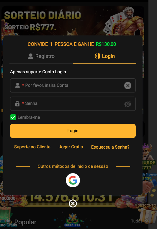 Aplicativo móvel BET228